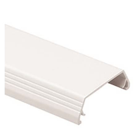 Panduit Base & Cover Raceway, T-45 Series, 2.38 in W, 0.73 in H, 8 ft L, White, 8 PK T45BWH8